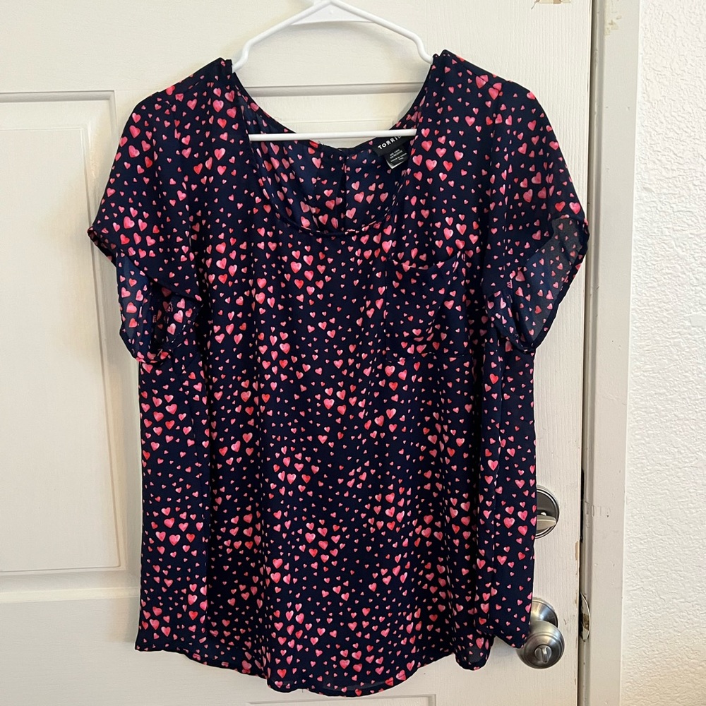 Torrid sheer top
